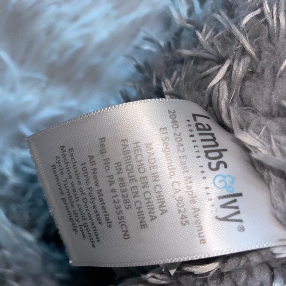 Lambs & Ivy KoKo the Monkey plush‎ Stuff animal grey curly hair Velcro hands “19 - Picture 7 of 9